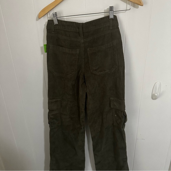 Tinseltown Green Flare Wide Leg Jeans - Picture 2 of 4